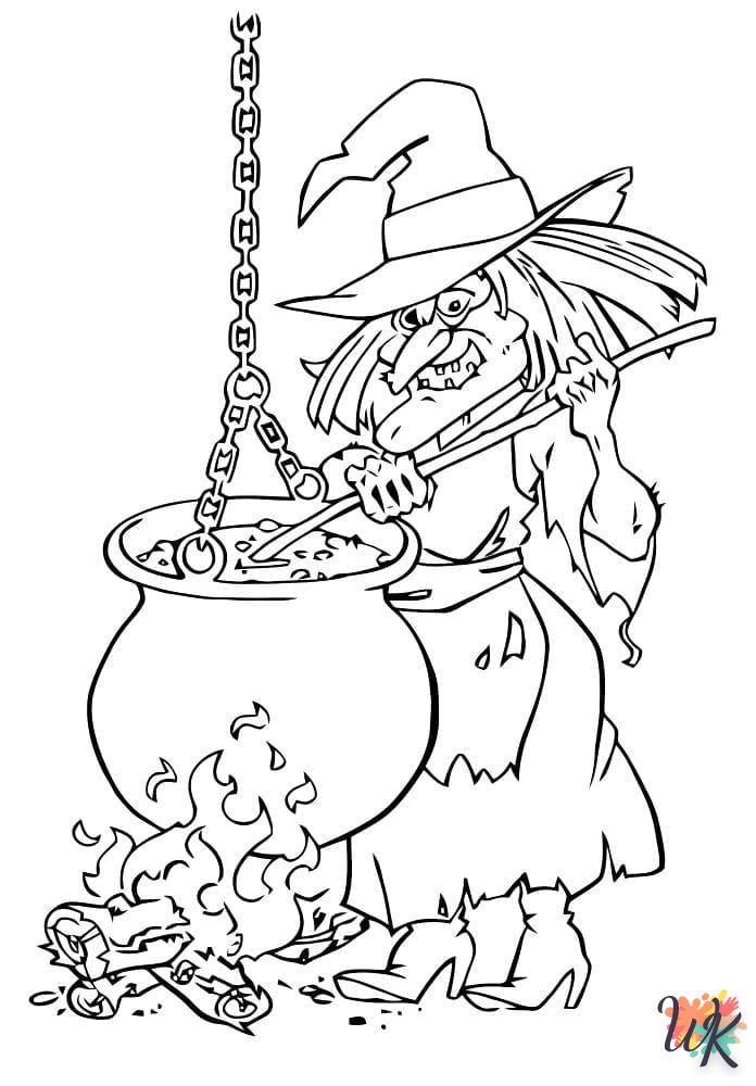 Strega 49 Disegni da Colorare Strega 47